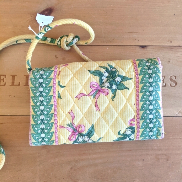 Vera Brady Yellow Hope Crossbody/wallet (retired) - Picture 3 of 8
